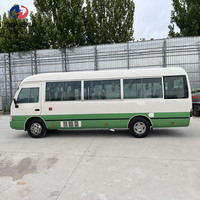 Bus de transport d'occasion Toyota Coaster, mini-bus, conduite à gauche, essence, Chine, vente chaude, prix abordable