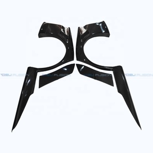 Pour Mitsubishi Lancer Evolution EVO 7 8 9 CT9A 2001-2007, kit de carrosserie large en fibre de carbone style VTX, extension d'aile arrière, élargisseur d'arche de roue - Product Image 2