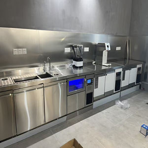 สถานีผสมสแตนเลสแบบมินิมอลสมัยใหม่ ติดผนัง ประหยัดพื้นที่ กะทัดรัด - Product Image 3