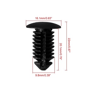 Clip de fixation automobile 16,1 mm x 22 mm, attache en plastique pour réparation automobile, usage général, pièce n° 00125 - Product Image 1