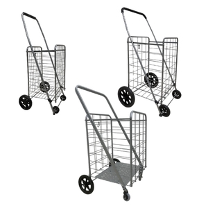 Gran oferta de carrito de supermercado mediano con mango ergonómico y ruedas duraderas para uso en obras de construcción - Product Image 3