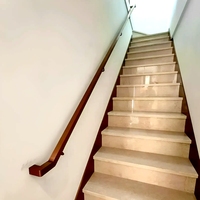 Supports de support de main courante en acier inoxydable nickel brossé noir mat pour escalier de balcon Installation facile de style moderne