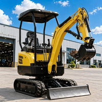Mini-excavatrice homologuée CE, petite excavatrice de chantier avec système hydraulique avancé et capacité de travail efficace