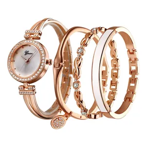 फैशन डिजाइन क्वार्ट्ज कंगन Wristwatches आरामदायक महिलाओं पोशाक घड़ी GINAVE ब्रांड स्टेनलेस स्टील महिला घड़ी Relogio Feminino