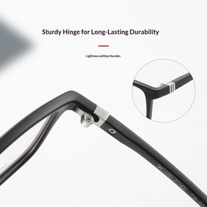 <span class=keywords><strong>Lunettes</strong></span> ultra-légères à monture carrée intégrale noire classique Y9201C pour hommes - Monture de <span class=keywords><strong>lunettes</strong></span> de vue confortable pour myopie de Danyang Wholesale - Product Image 1