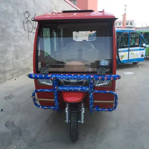 Высокая скорость прочный 3-х колесный Электрический трехколесный велосипед из Индии, Электрический грузовой трицикл с 4-местный