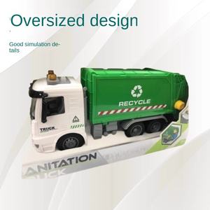 Cross-border di plastica frizione <span class=keywords><strong>camion</strong></span> della spazzatura giocattoli per bambini inerzia secchio di smistamento servizi igienico-sanitari ingegneria giocattoli per auto - Product Image 2