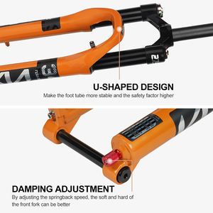 Fourche de suspension avant pour vélo de montagne TOSEEK KN34 pneumatique en alliage d'aluminium et de magnésium, compatible avec les freins à disque BMX, 26/27.5/29 pouces - Product Image 4