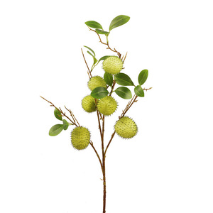 Caramelo Artificial de Frutas, Algodón de Azúcar, Hojas de Plástico Verdes, Tallo, Accesorios de Fotografía, Decoración del Hogar - Product Image 4