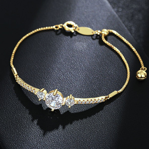 Bracciale a Catena Box per Donne, Regolabile, Elegante, per Uso Quotidiano, Gioiello Chic - Product Image 1