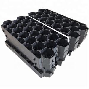 Port Terminal Logistics Park Factory lane Renforcement de la chaussée Grille en nid d'abeille en <span class=keywords><strong>plastique</strong></span>, 5 cm de haut, taille 50*50 cm par pièce - Product Image 1