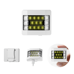 Egh Khả năng hiển thị cao có thể sạc lại 17 đèn LED ngực chạy đèn cho đi xe chạy bộ đi bộ đường dài cắm trại - Product Image 3