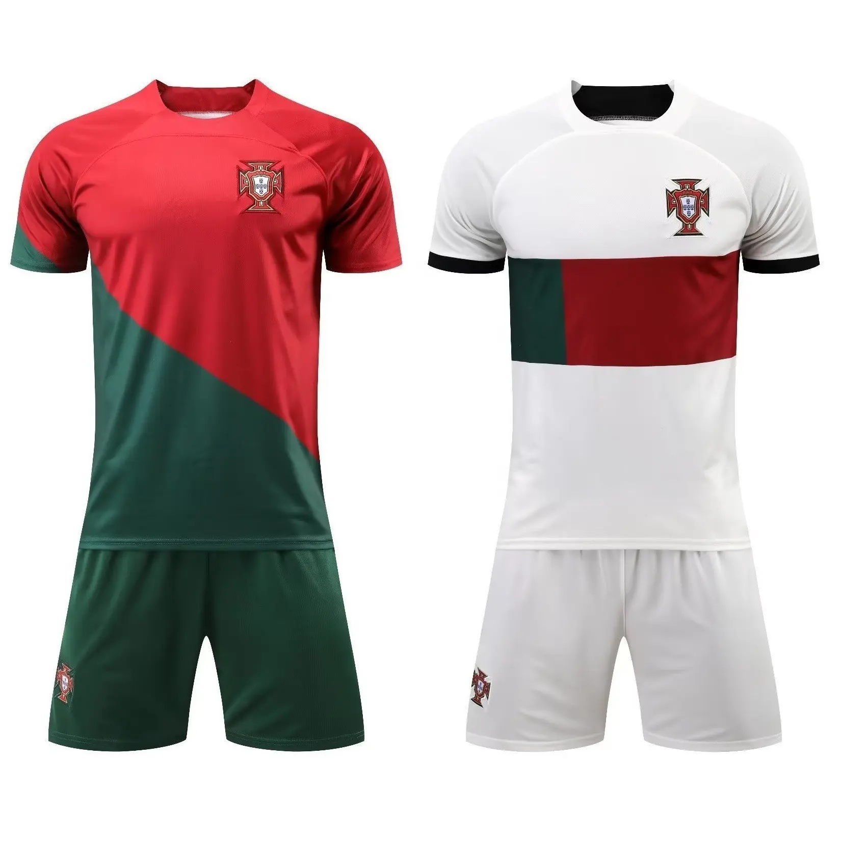 Euro 2024 Portugal custom football t-shirts Adult children's classic football shirt men