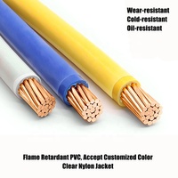 "600V PVC Aislado Cobre AL Conductor THHN/THW Cables de alambre 1/0-12AWG 4/0-6AWG"