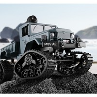 Lehoo Toys RT268001A Camion RC Militaire Crawler 4x4 1/16 2.4G avec Caméra et Contrôle par APP, Modèle Expert en Métal
