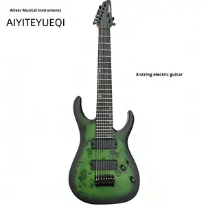 <span class=keywords><strong>Guitarra</strong></span> Eléctrica de Ocho Cuerdas, Entrega Directa del Fabricante, Cuerpo de Caoba, Diapasón de Palisandro, Pasiva, Nueva - Product Image 2