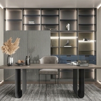 Juego de Muebles de Dormitorio de Madera Gris Personalizado de Primera Calidad, Juego de Dormitorio Principal para Proyectos de Personalización Integral de la Casa