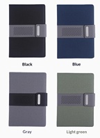 Libreta de Negocios A5 Personalizada de Alta Gama con Cierre Magnético, Cubierta de Cuero de Estilo Vintage que Cambia de Color; Libreta de Conferencias B5 para Regalo