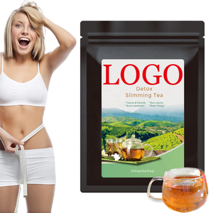 Té de Hierbas Orgánico para Adelgazar, Etiqueta Personalizada, Té Detox de 14 Días para Personas Corpulentas - Product Image 1