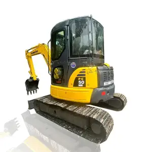 ใช้ Komatsu รถขุดขนาดเล็ก Pc50 50 5ตันรถขุดดินญี่ปุ่น Pc50mr Harga Komatsu bekas Pc50mr ขุดขนาดเล็ก