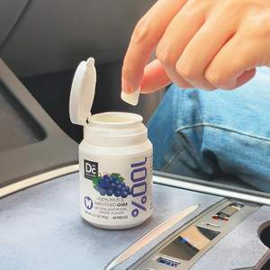 <span class=keywords><strong>Chewing</strong></span>-<span class=keywords><strong>gum</strong></span> sans sucre au xylitol DC24 Daily Care, approuvé par les dentistes, protection contre les caries, délicieuse saveur raisin (<span class=keywords><strong>60</strong></span> unités) - Product Image 4