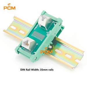 Carte de répartition Ethernet RJ45 femelle-femelle à montage sur <span class=keywords><strong>rail</strong></span> <span class=keywords><strong>DIN</strong></span> <span class=keywords><strong>45</strong></span> degrés 35 mm pour contrôle Ethernet EtherCAT I/O industriel à distance - Product Image 4