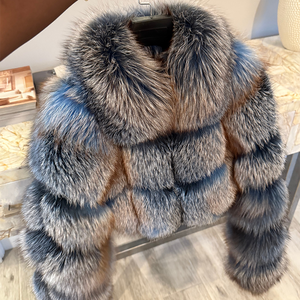 <span class=keywords><strong>Cappotto</strong></span> <span class=keywords><strong>Invernale</strong></span> da <span class=keywords><strong>Donna</strong></span> in Vera Pelliccia di Volpe Naturale, Vendita all'Ingrosso e Personalizzazione Direttamente dalla Fabbrica - Product Image 1