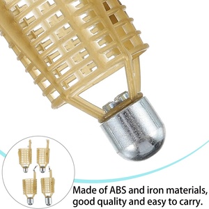 Cebo de carpa, jaula de cebo, cesta de <span class=keywords><strong>pesca</strong></span>, soporte de alimentador de señuelo grueso - Product Image 2