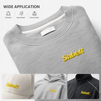 Étiquettes thermocollantes personnalisées pour vêtements, patchs en vinyle 3D en relief, logo en silicone, autocollants de transfert thermique pour T-shirts et vêtements