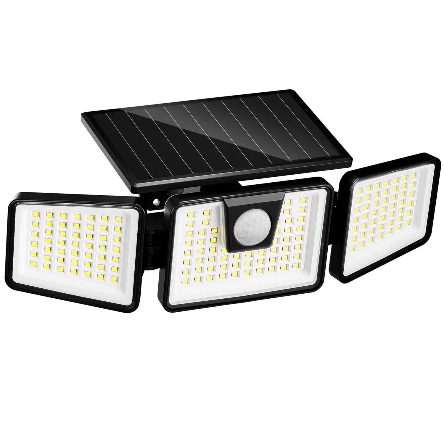 Lampe Murale Solaire d'Extérieur Noire