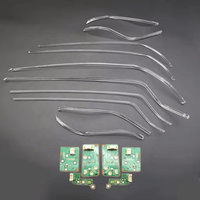 Untuk Audi A6 A6L C8 2019 2020 2021 2022 2023 Lampu Depan Matrix DRL Tube & Modul DRL, Lampu Siang Hari Light Guide Strip