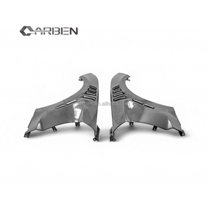 Ford Mustang GT Ecoboost Oto Parçaları 2015-2023 Yeni Durum Çekme Kancası Kesikleri İçin AC Tarzı Karbon Fiber FRP Genişletilmiş Çamurluk Havalandırması - Product Image 4