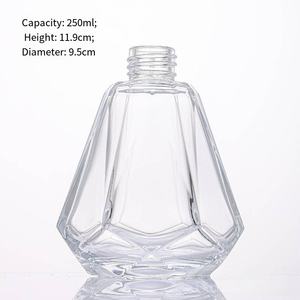 Bouteille en verre pour diffuseur à bâtonnets d'huiles essentielles, dégradé ambre transparent unique, 60 ml 200 ml, avec bouchon à vis, prix usine économique - Product Image 6