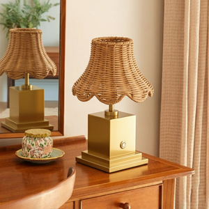 Có Thể Sạc Lại Vuông Bảng Đèn USB Cảm Ứng Cơ Sở Tùy Chỉnh Mây Dệt Chụp Đèn Thiết Kế Cổ Điển Cho Nhà Hàng Bảng Chiếu Sáng - Product Image 5