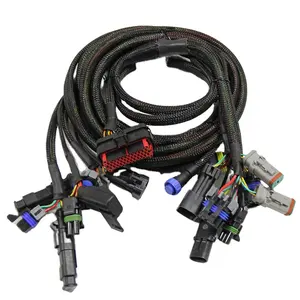 Agricultural harvester wiring harness PVC insulation material copper wire cable Tiller Baler Thresher connector harness