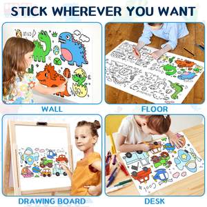 Póster Personalizado <span class=keywords><strong>para</strong></span> <span class=keywords><strong>Colorear</strong></span> <span class=keywords><strong>para</strong></span> Niños, Dibujo de Graffiti con Logotipo Personalizado <span class=keywords><strong>para</strong></span> Pintar y Rellenar de Color, 30x300cm - Product Image 2