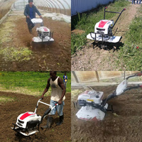 Mini tracteur pour champs humides équipement agricole cultivateur rotovateur d'occasion pour rizières