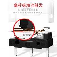 Nouveau contacteur d'or GM8.0 10 pièces/1Pc Micro commutateurs 80 millions de vie en plastique souris d'ordinateur bouton gauche/droite Max 5V