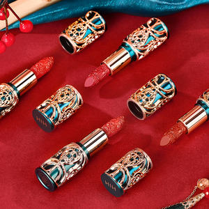 HIH Phoenix Yuyue maquillage sculpté <span class=keywords><strong>rouge</strong></span> à lèvres couleur soyeuse fleur rétro avec maquillage est <span class=keywords><strong>rouge</strong></span> à lèvres texture style national <span class=keywords><strong>rouge</strong></span> à lèvres - Product Image 4