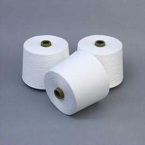 Benang rajut ramah lingkungan mentah 20s 30s 40s grosir 100% Viscose campur benang ujung terbuka untuk rajutan dan tenun melingkar - Product Image 2