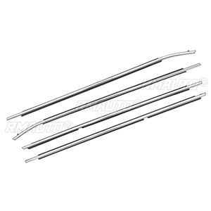 4pcs Car Weatherstrips Window Sealing Strips for Toyota Camry 2006-2014 <b>Door</b> Window Seal Rubber <b>Trim</b> Belt Weather Strips - Product Image 3