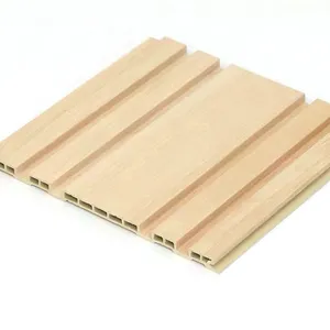 中国制造商3柱粉色室内高光泽木质凹槽聚氯乙烯厨房覆层面板