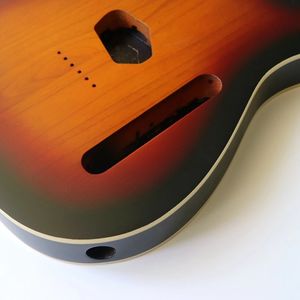 Corpo per <span class=keywords><strong>Chitarra</strong></span> Elettrica TL in Ontano con Finitura <span class=keywords><strong>Satinata</strong></span> Avorio e Doppio Binding Sunburst TBD-SBN-B per <span class=keywords><strong>Chitarra</strong></span> Elettrica Personalizzata Fatta a Mano - Product Image 3