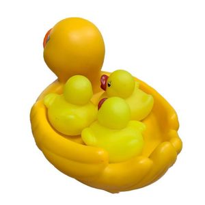 حمام كبير من كلوريد البولي فينيل خالٍ من BPA مع مجموعة البط الأصفر المطاطي للأم والأطفال - Product Image 3