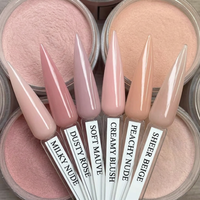 Poudre à ongles acrylique transparente de qualité professionnelle 3 en 1, non toxique, avec logo personnalisé, 1OZ 2OZ 4OZ, pour manucure DIY et art des ongles