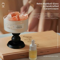 Coffret Cadeau de Pierres Aromatiques en Cristal Faites à la Main de Luxe – Diffuseur de Parfum d'Ambiance pour la Maison, Chambre et Dortoir, Écologique – Idéal pour les Fêtes/Noël