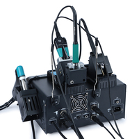 Station de soudage numérique YIHUA 948D-V Kit pistolet à air chaud 10L/min & 0.05MPa Aspirateur à soudure pour réparation de circuits imprimés Réparation de téléphone