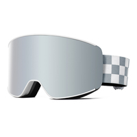 Lunettes de ski magnétiques personnalisées par le fabricant, verres polarisés anti-buée, lunettes de sécurité pour le snowboard et les sports de neige