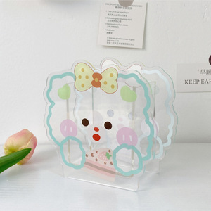 <span class=keywords><strong>Porte</strong></span>-stylo créatif en forme d'ours de dessin animé, design mignon et simple, rangement de papeterie pour étudiants, boîte de rangement cylindrique pour pinceaux de maquillage de bureau - Product Image 4