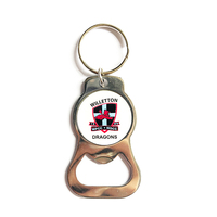 Porte-clés ouvre-clé porte-clés ouvre-bouteille en aluminium porte-clés